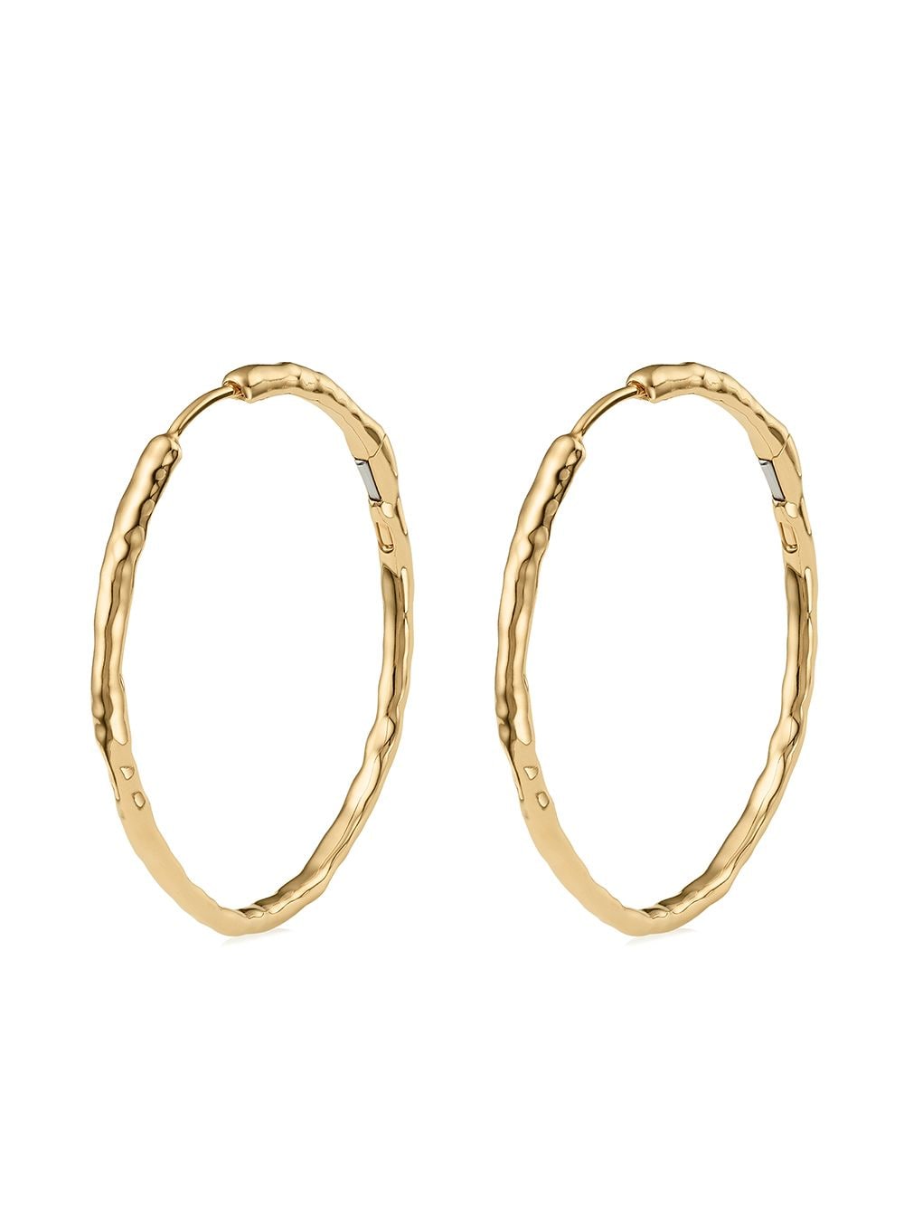 Monica Vinader Siren Muse hoop earrings - Gold von Monica Vinader