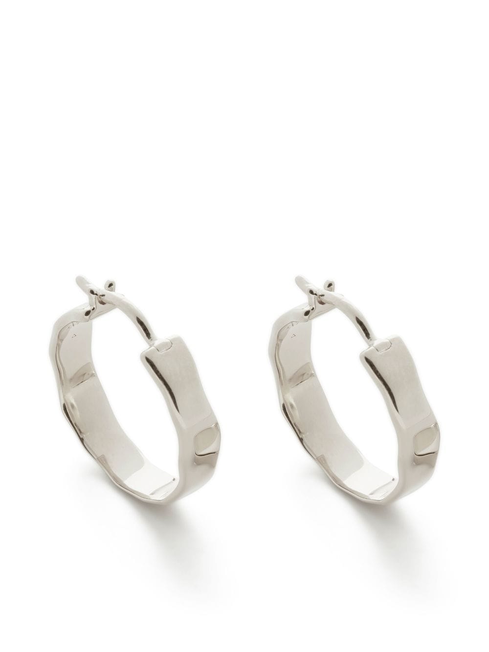 Monica Vinader Siren Muse hoop earrings - Silver von Monica Vinader