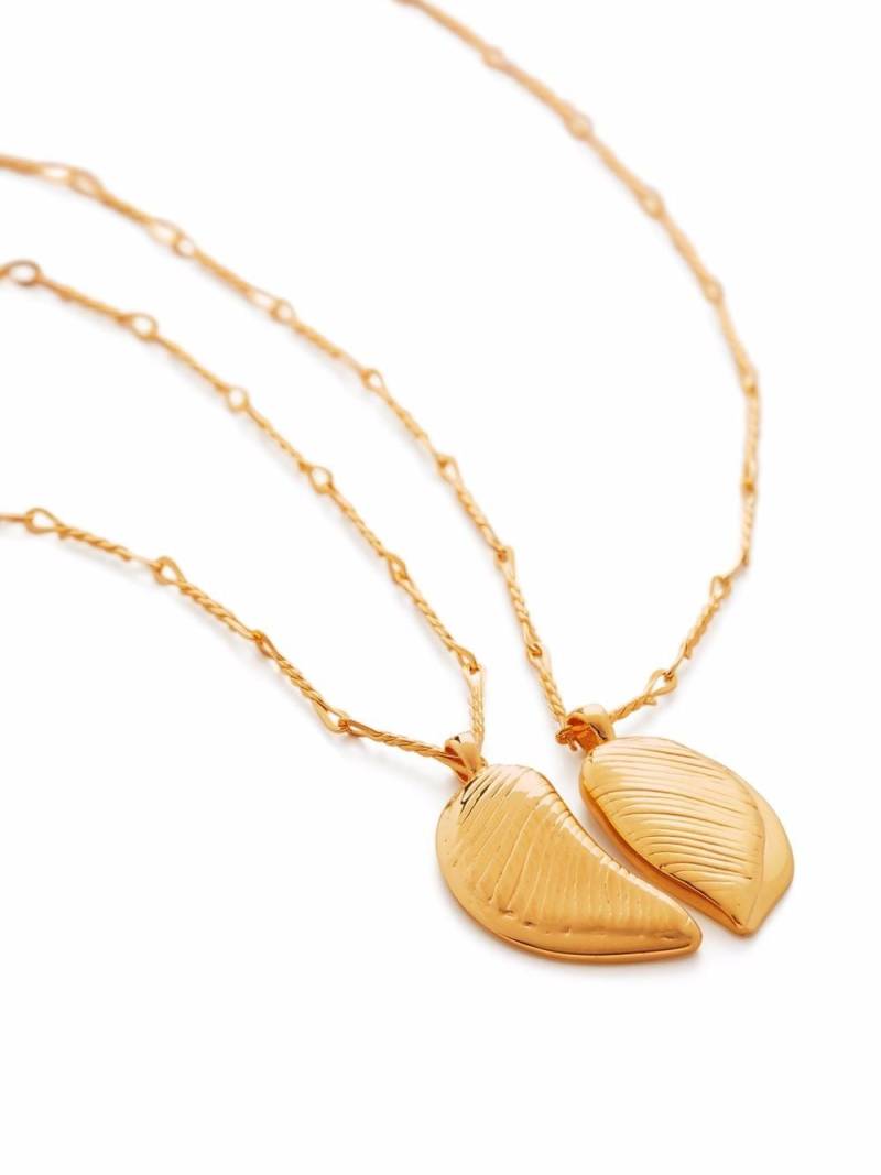 Monica Vinader Togetherness chain necklaces - Gold von Monica Vinader