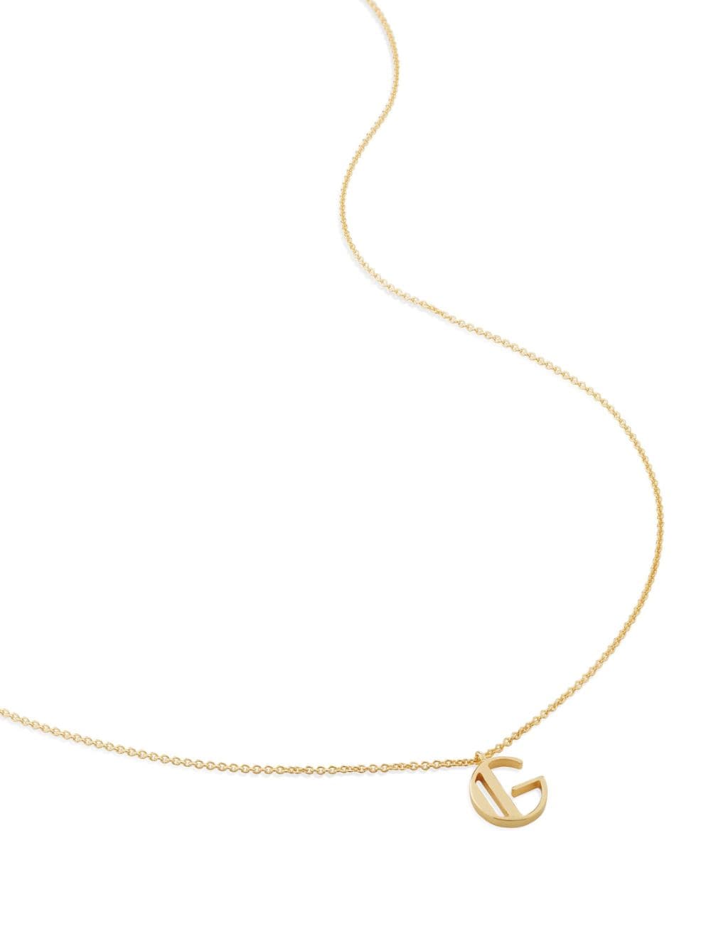 Monica Vinader alphabet G-pendant necklace - Gold von Monica Vinader