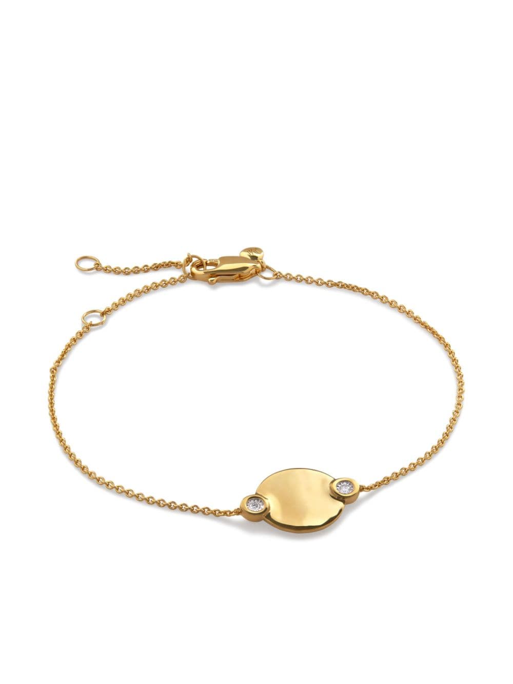 Monica Vinader engravable chain bracelet - Gold von Monica Vinader