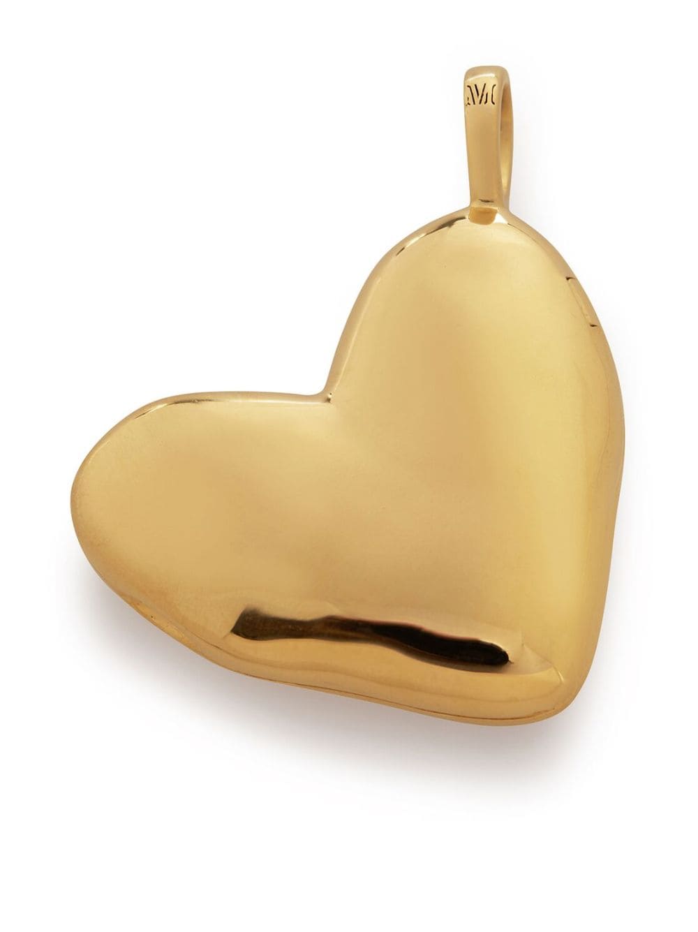 Monica Vinader heart locket necklace - Gold von Monica Vinader