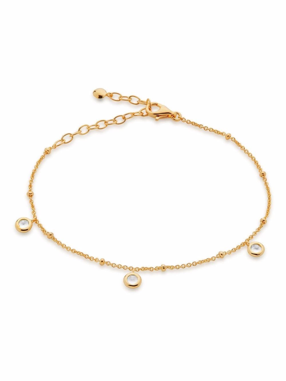 Monica Vinader mini Gem bracelet - Gold von Monica Vinader