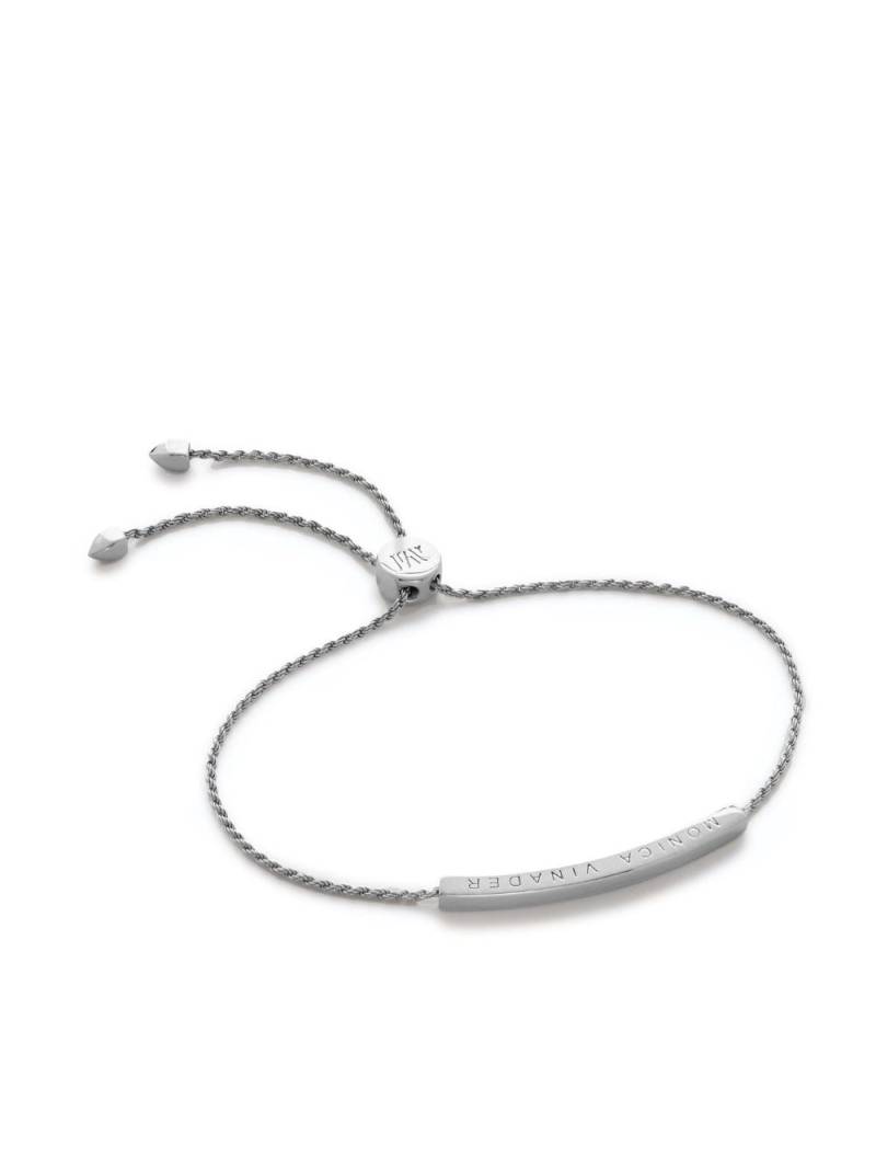 Monica Vinader mini Linear friendship bracelet - Silver von Monica Vinader