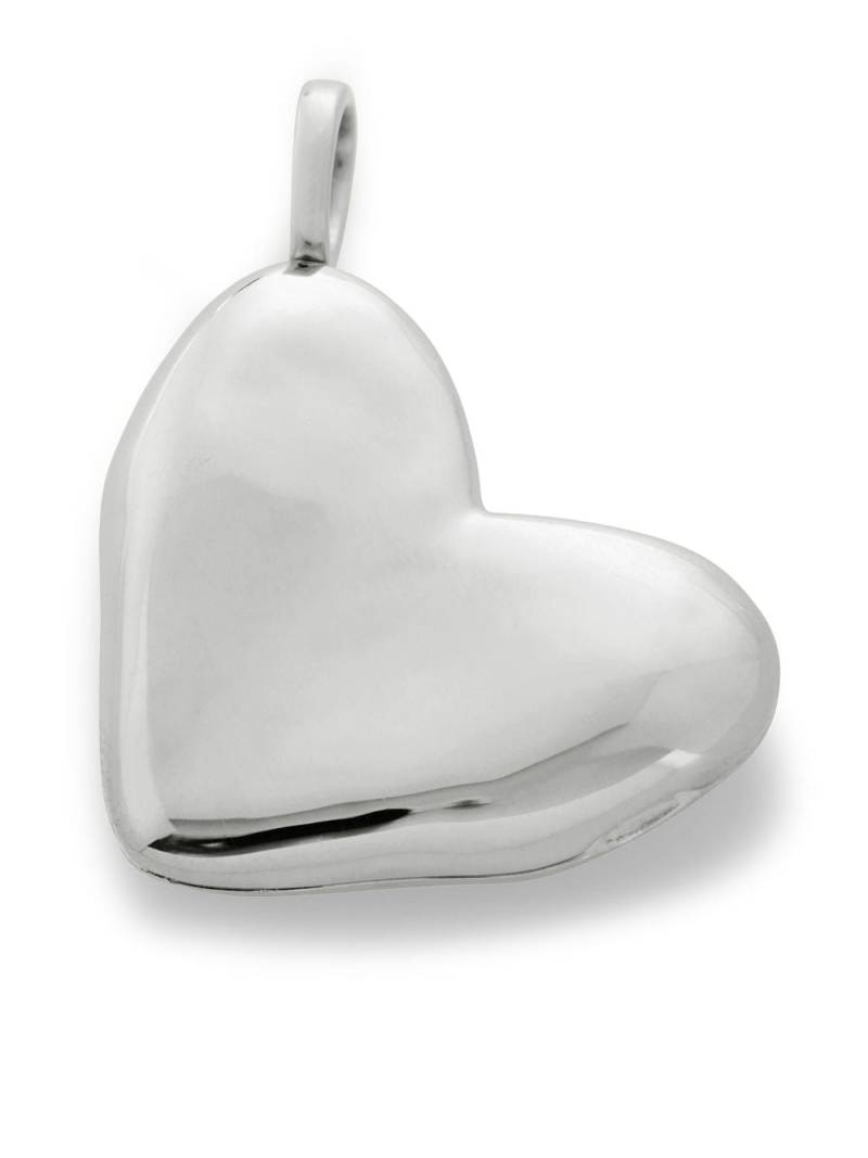 Monica Vinader recycled-silver heart locket von Monica Vinader