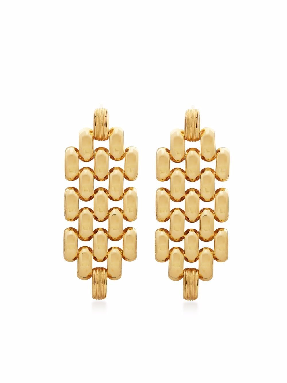 Monica Vinader Heirloom chain cocktail earrings - Gold von Monica Vinader