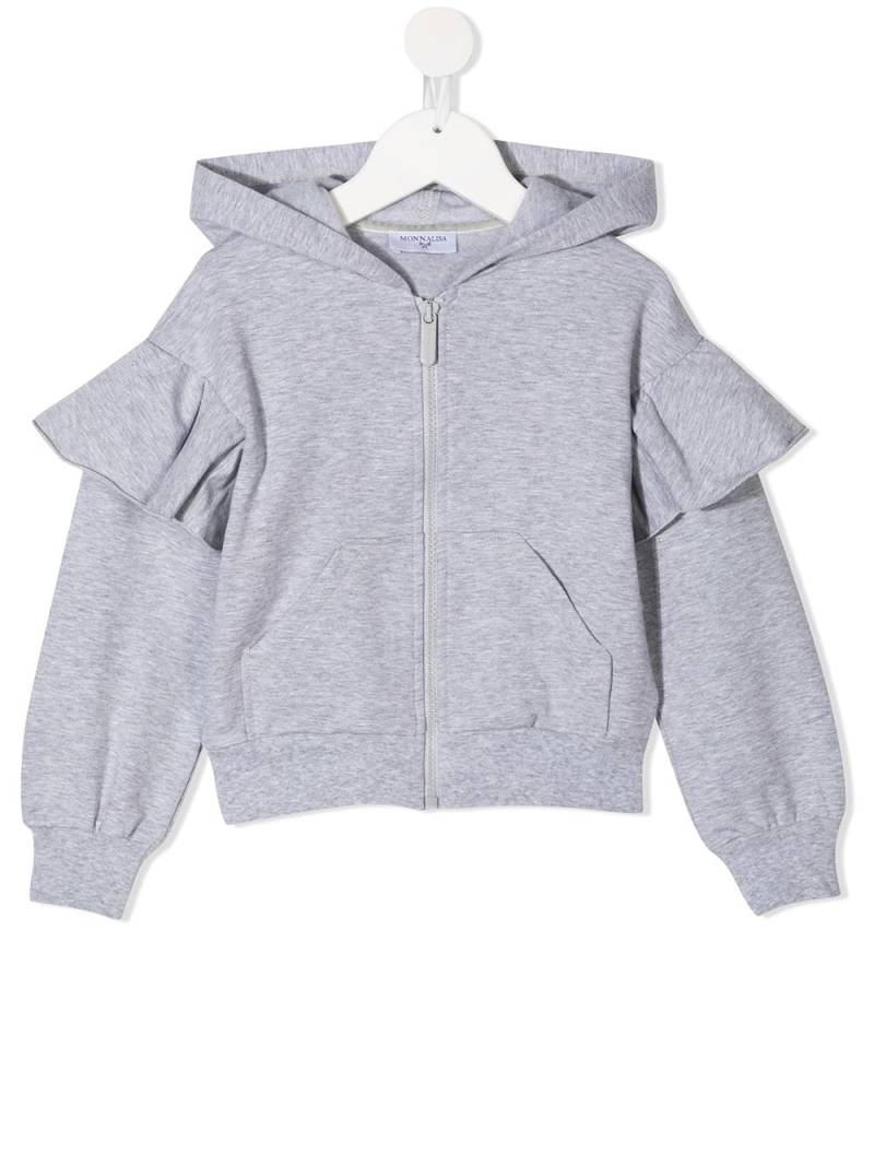 Monnalisa Ariel print hoodie - Grey von Monnalisa