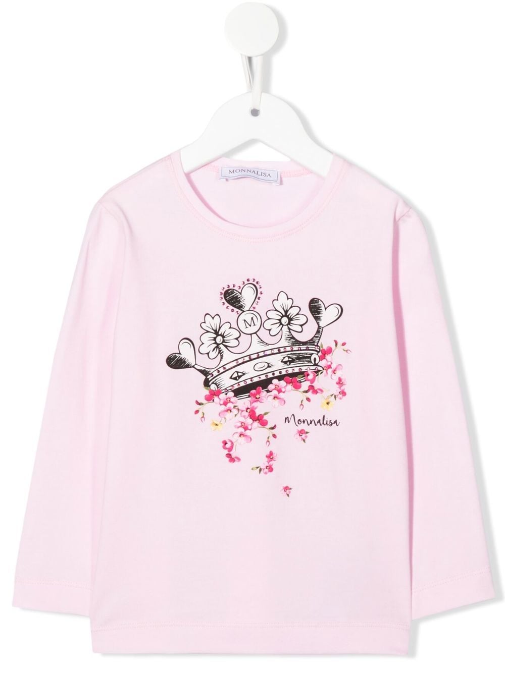 Monnalisa Mickey-motif cotton T-Shirt - Pink von Monnalisa