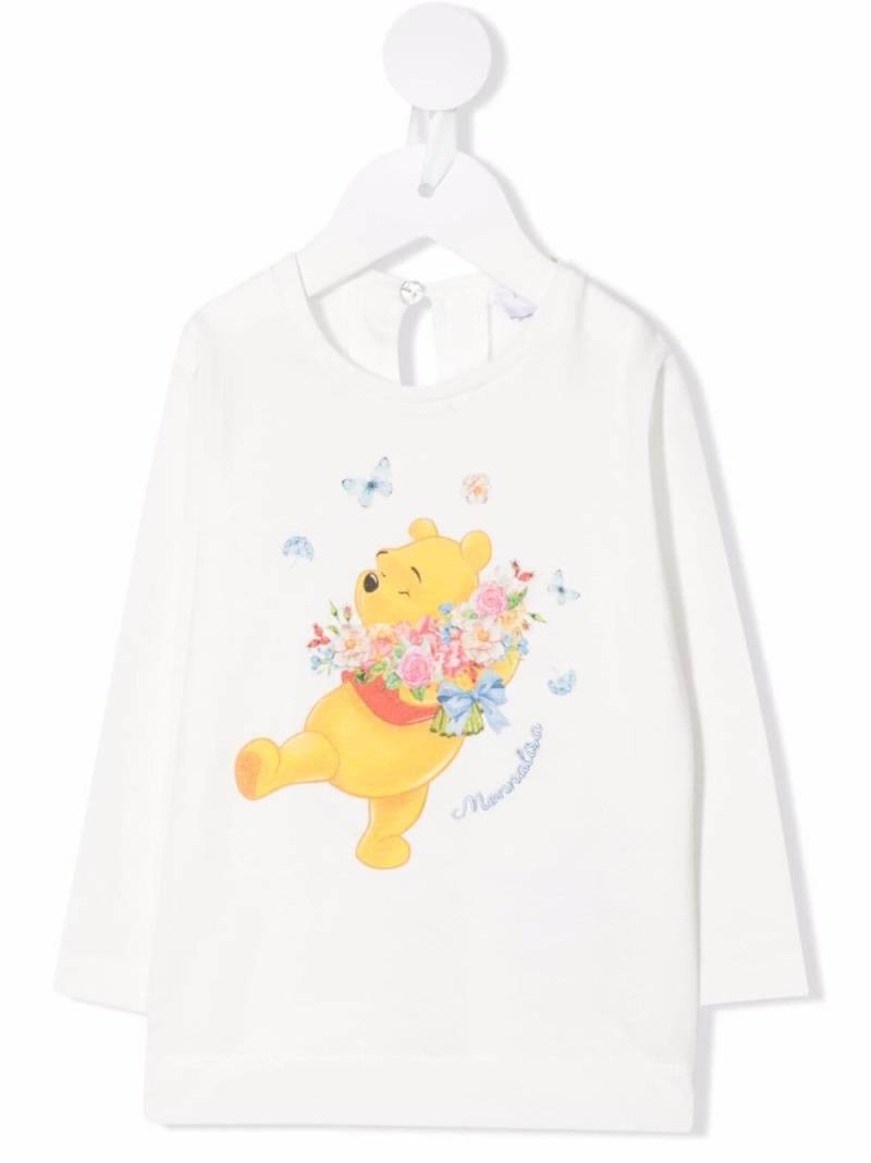 Monnalisa Winnie-the-Pooh long-sleeve T-shirt - White von Monnalisa