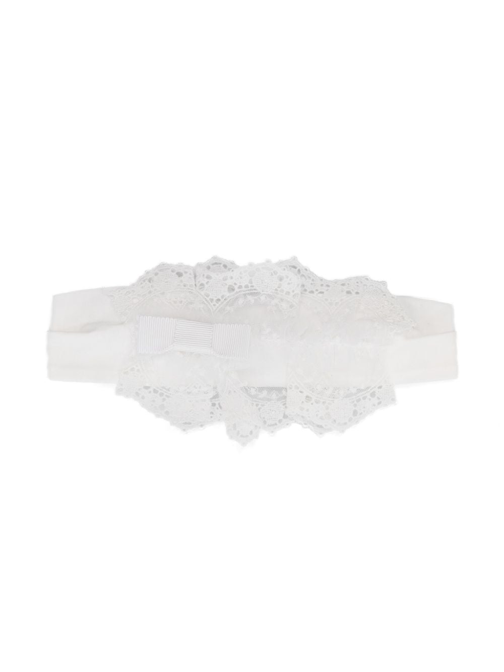 Monnalisa appliqué-detail jersey headband - White von Monnalisa