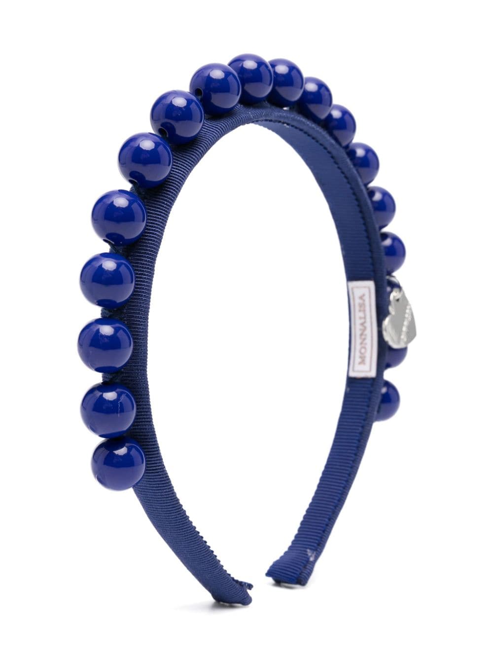 Monnalisa bead-detailed hair band - Blue von Monnalisa