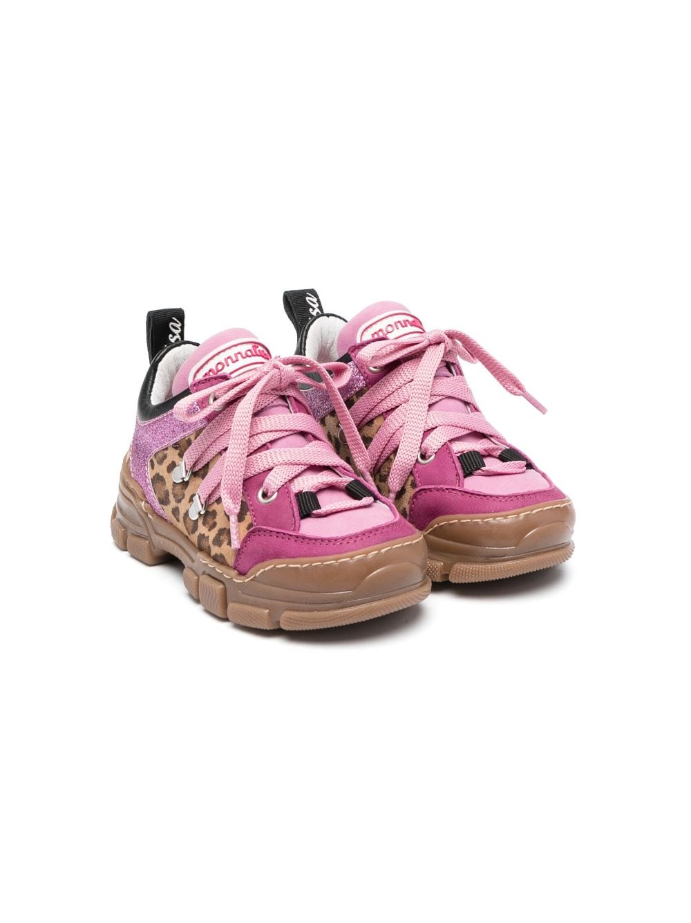 Monnalisa chunky-sole low-top sneakers - Pink von Monnalisa