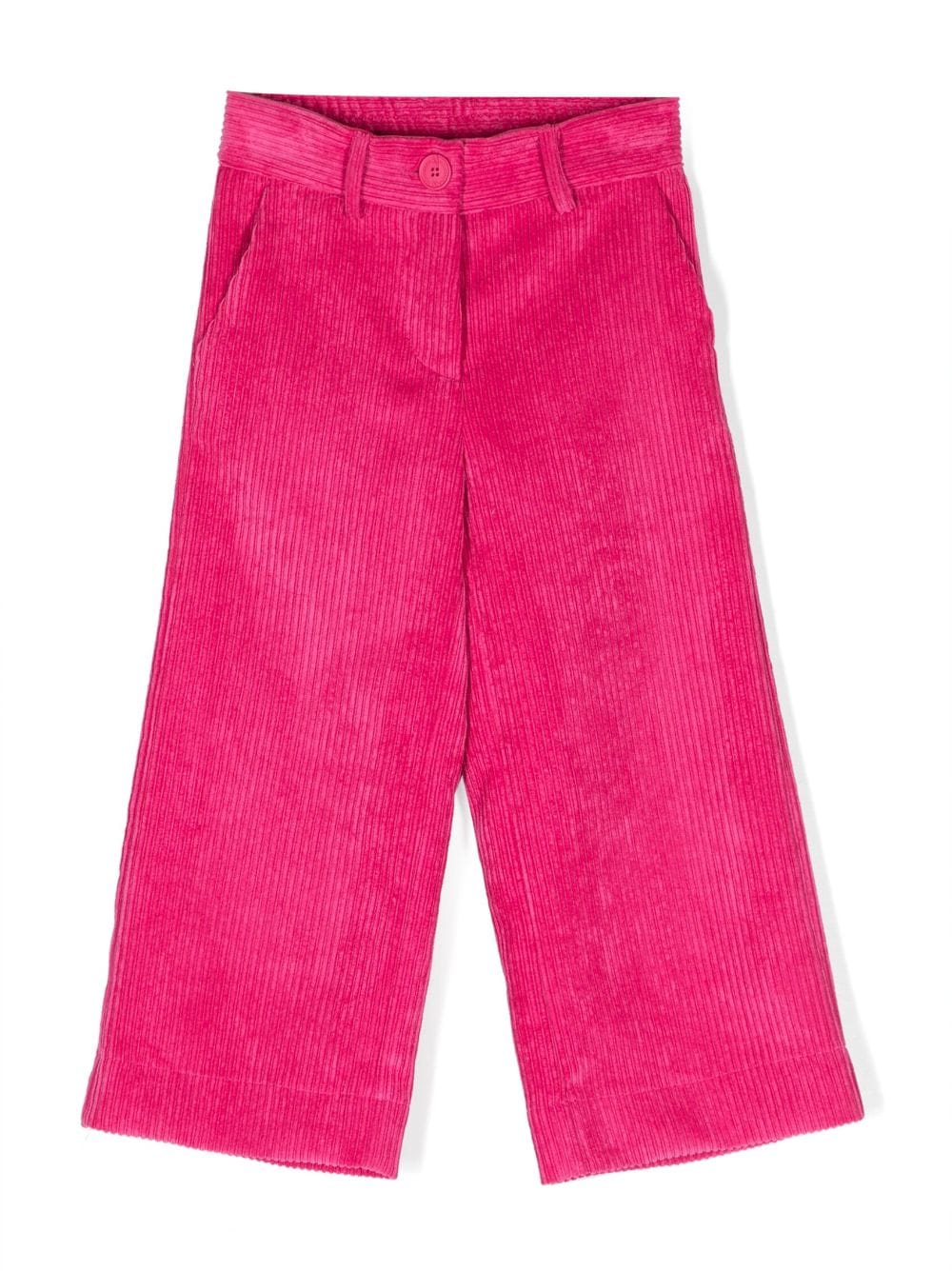Monnalisa corduroy wide-leg trousers - Pink von Monnalisa