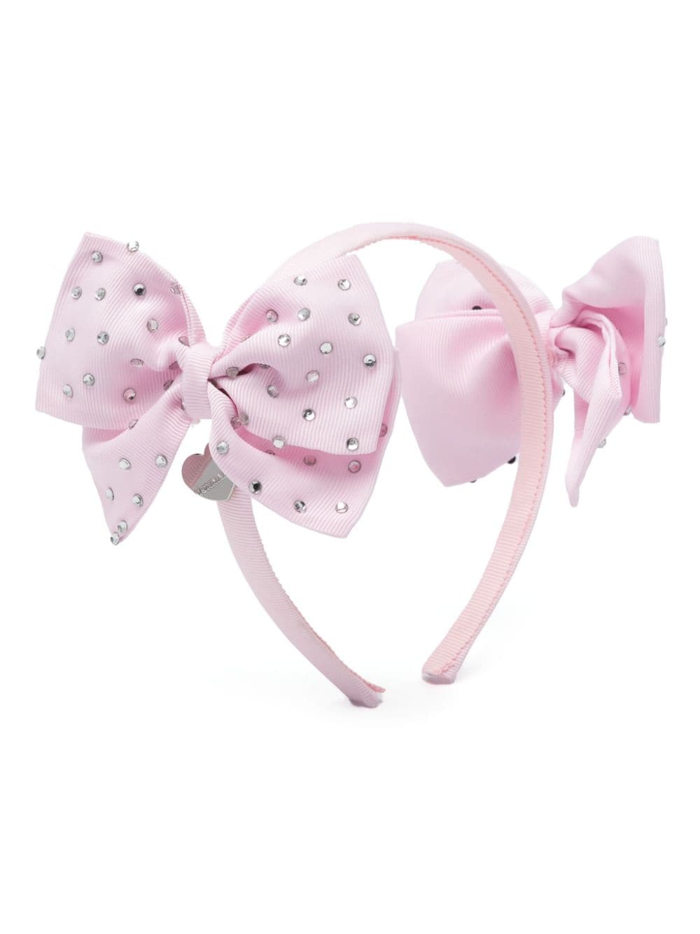 Monnalisa crystal-embellished headband - Pink von Monnalisa