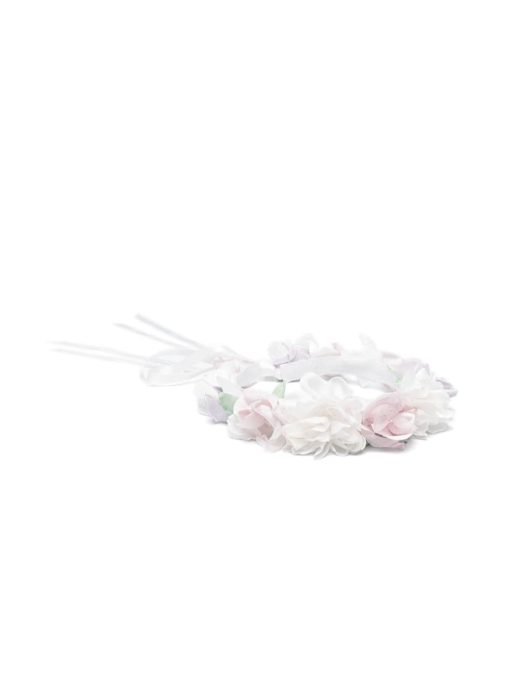 Monnalisa floral-appliqué hairband - White von Monnalisa