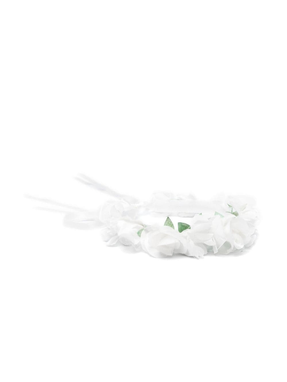 Monnalisa floral-appliqué headband - White von Monnalisa