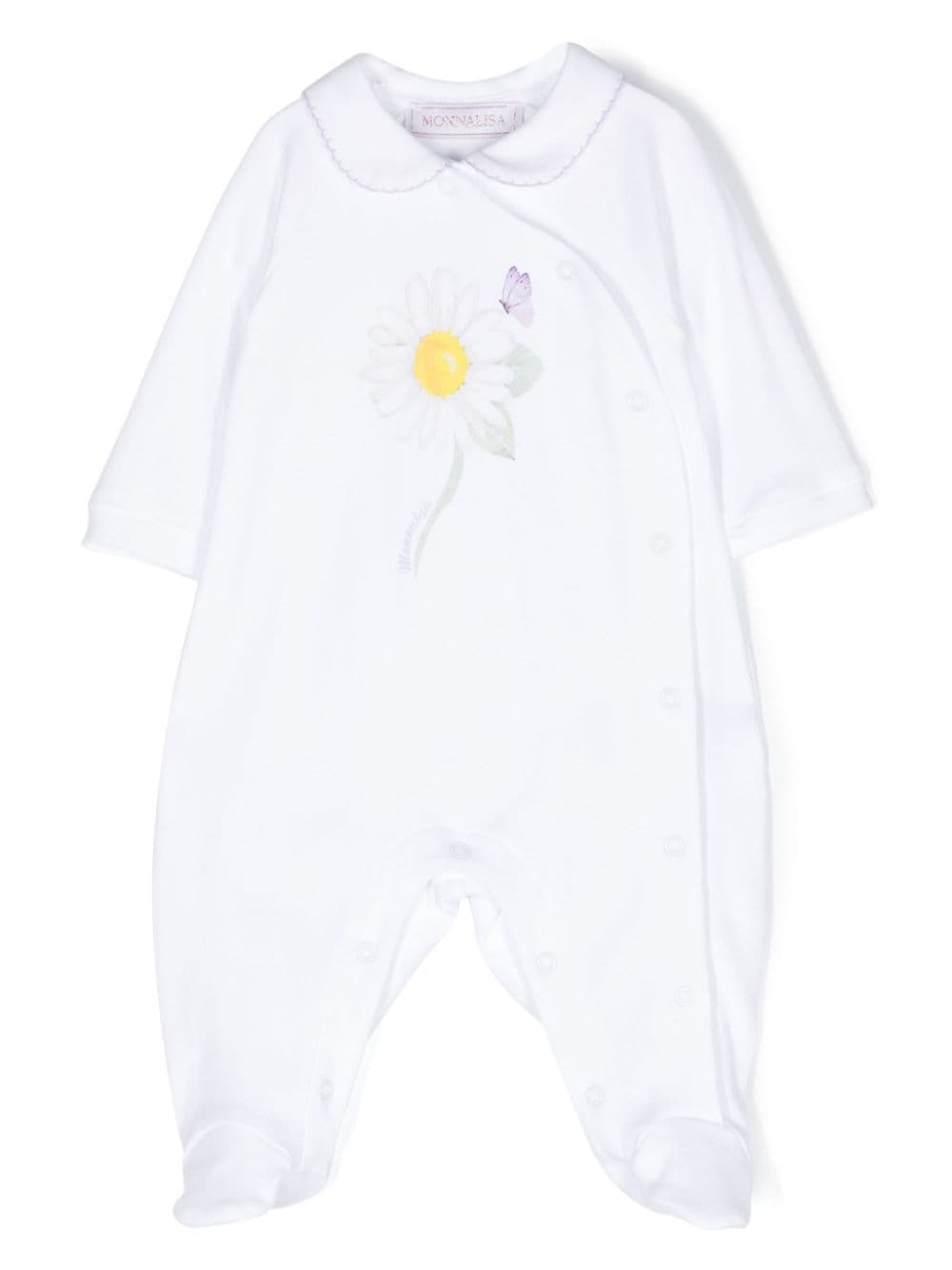 Monnalisa floral-print cotton pyjamas - White von Monnalisa