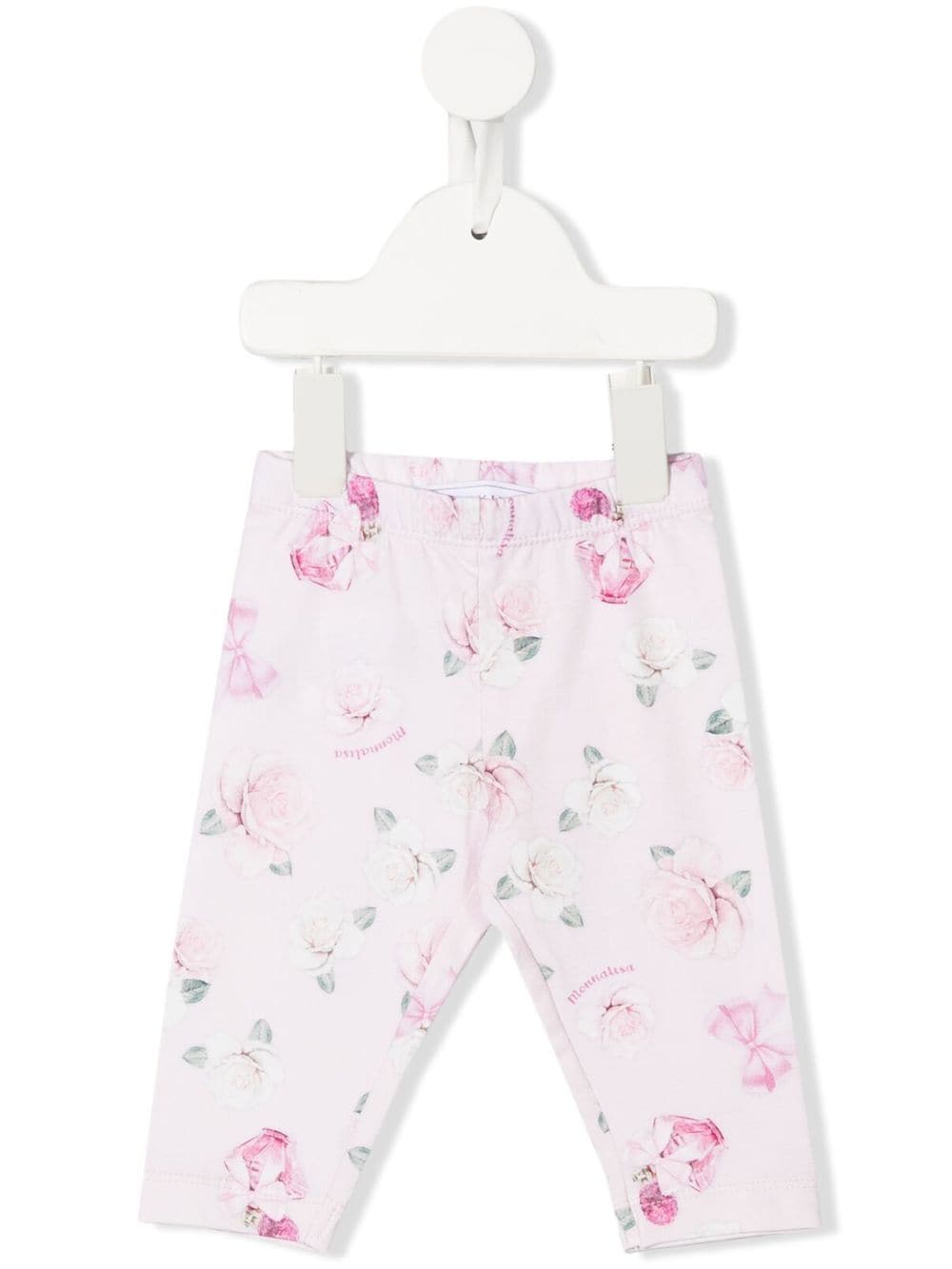 Monnalisa floral-print leggings - Pink von Monnalisa