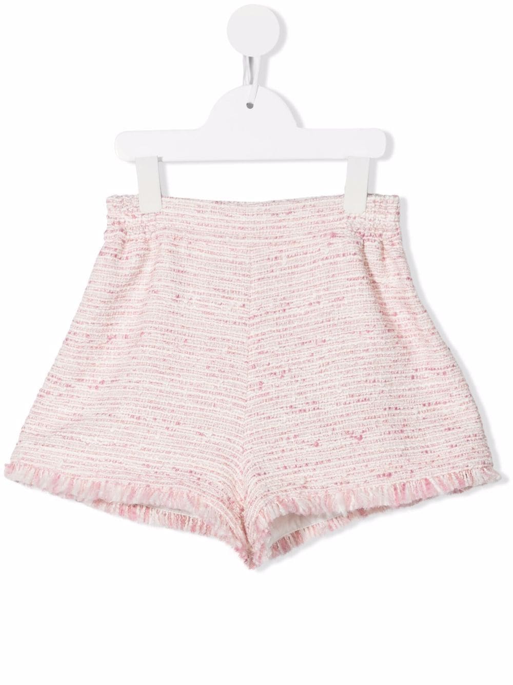 Monnalisa high-waisted frayed shorts - Pink von Monnalisa