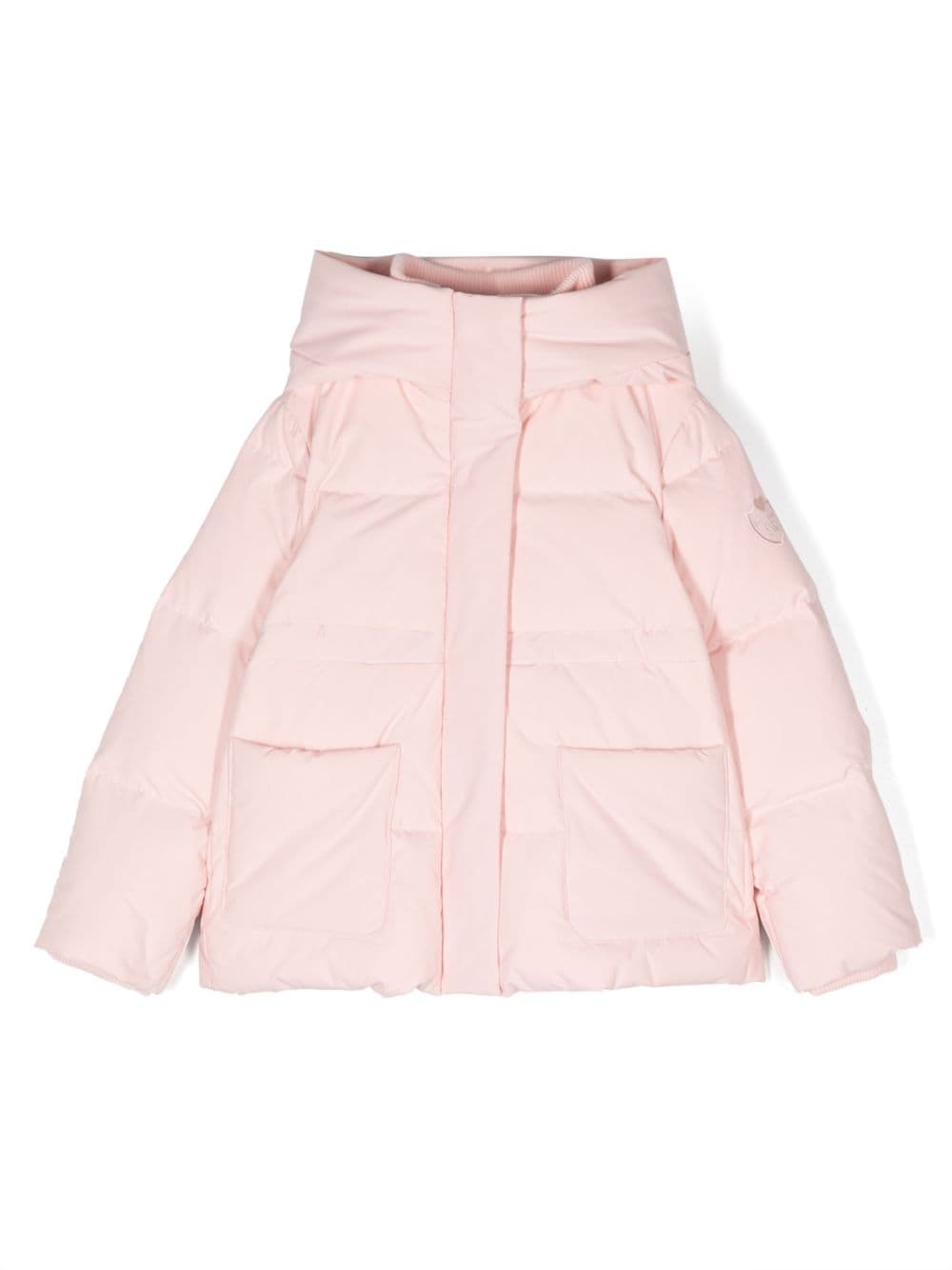 Monnalisa hooded puffer jacket - Pink von Monnalisa