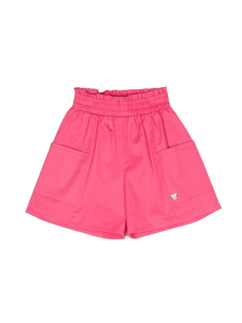 Monnalisa logo-charm wide-leg shorts - Pink von Monnalisa