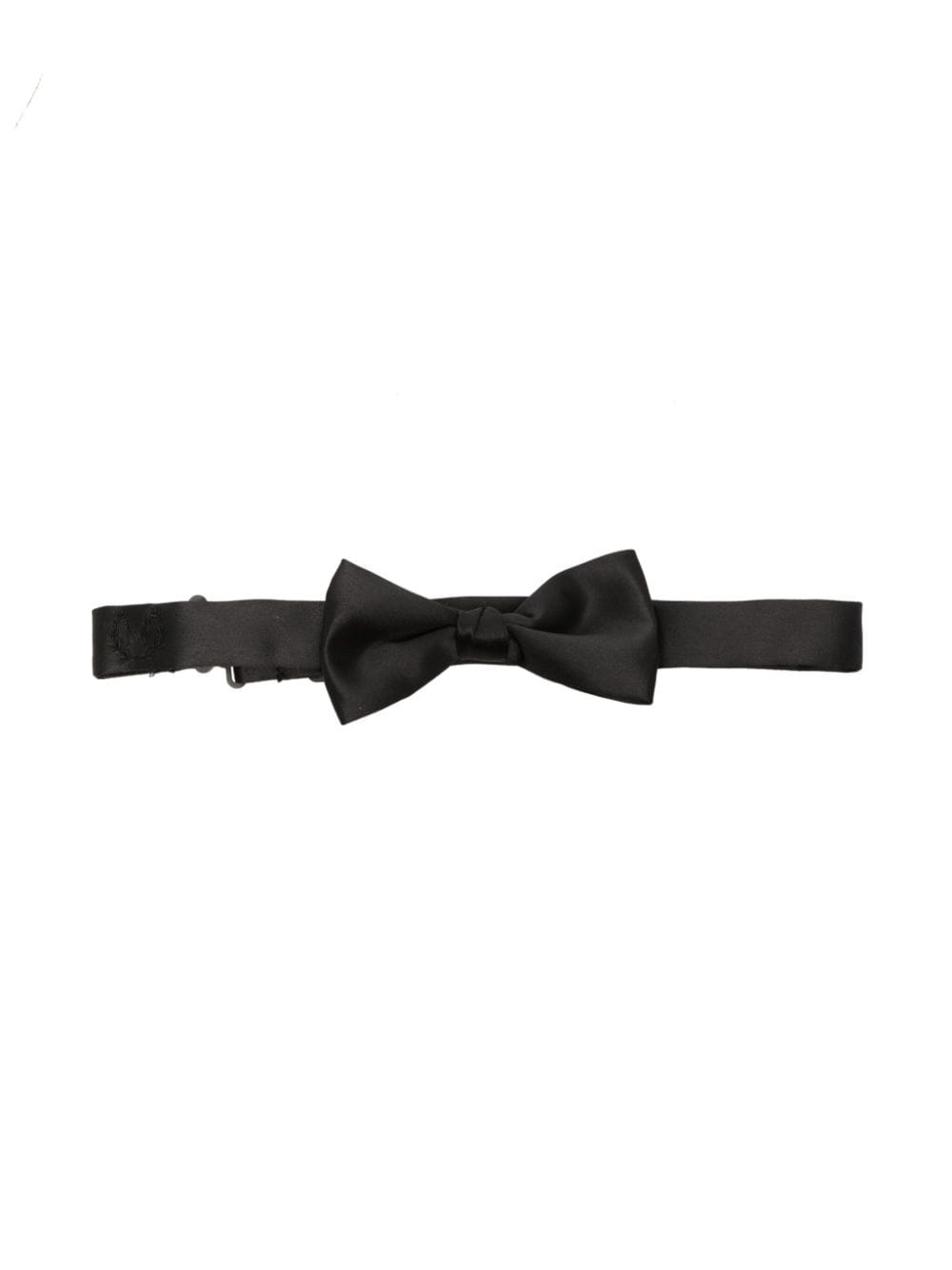 Monnalisa logo-embroidered bow tie - Black von Monnalisa