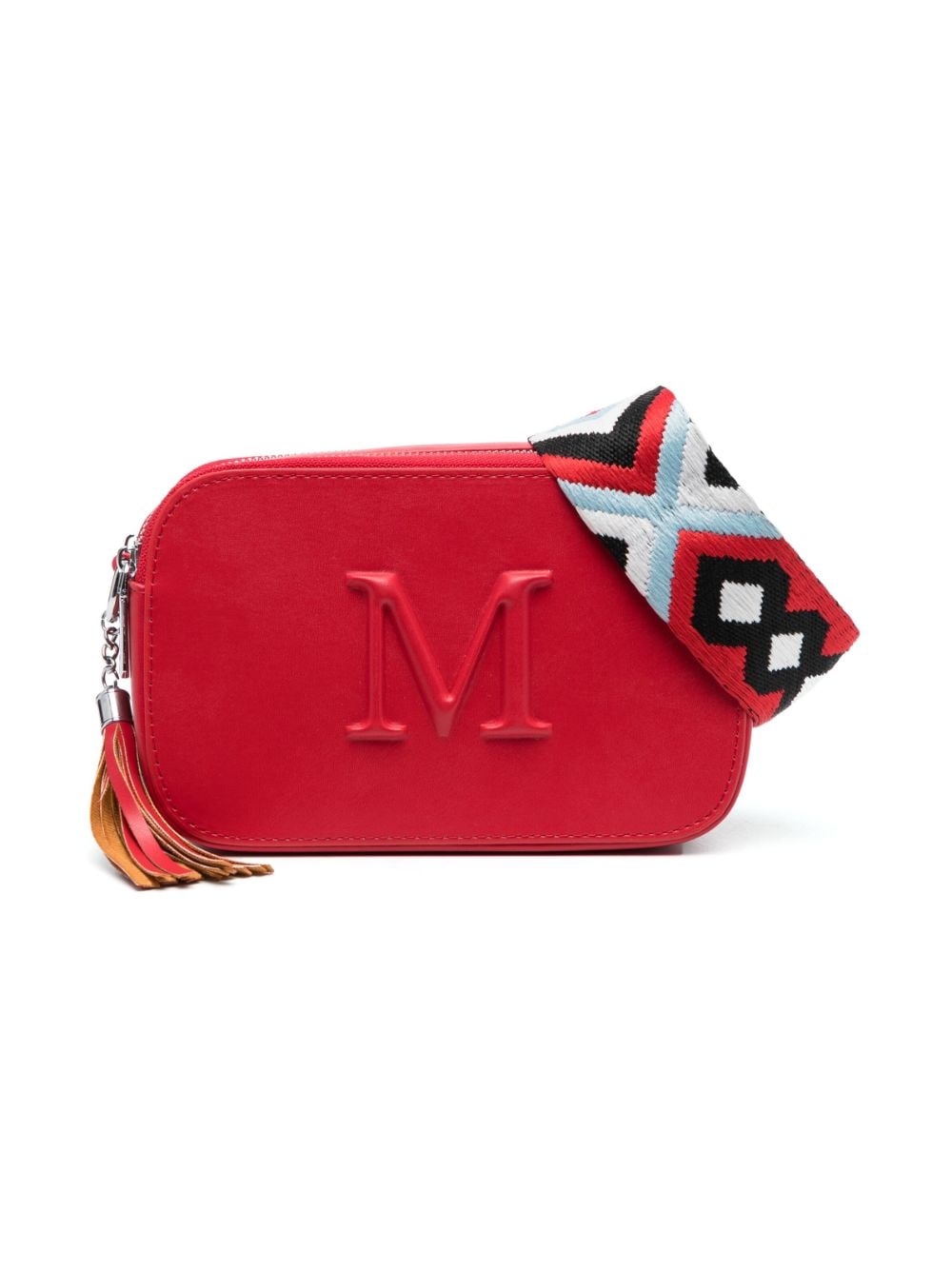 Monnalisa logo-plaque shoulder bag - Red von Monnalisa