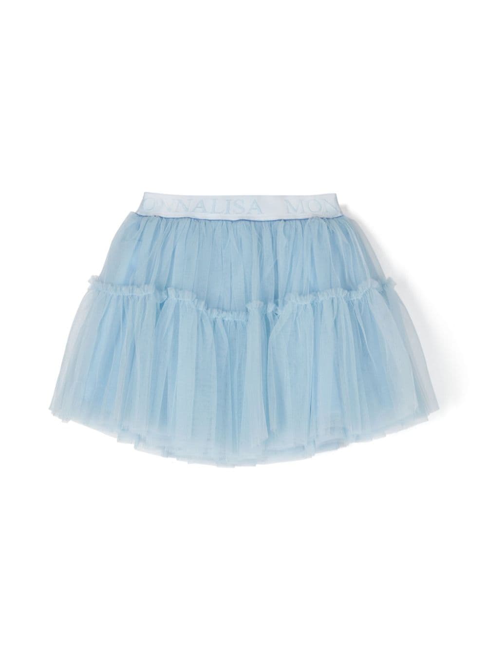 Monnalisa logo-waistband tutu skirt - Blue von Monnalisa