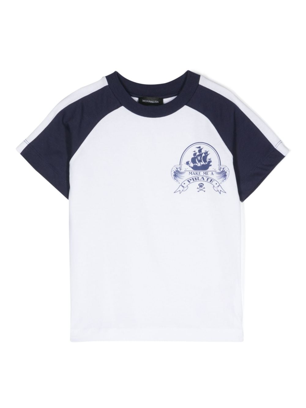 Monnalisa nautical-print T-shirt - White von Monnalisa