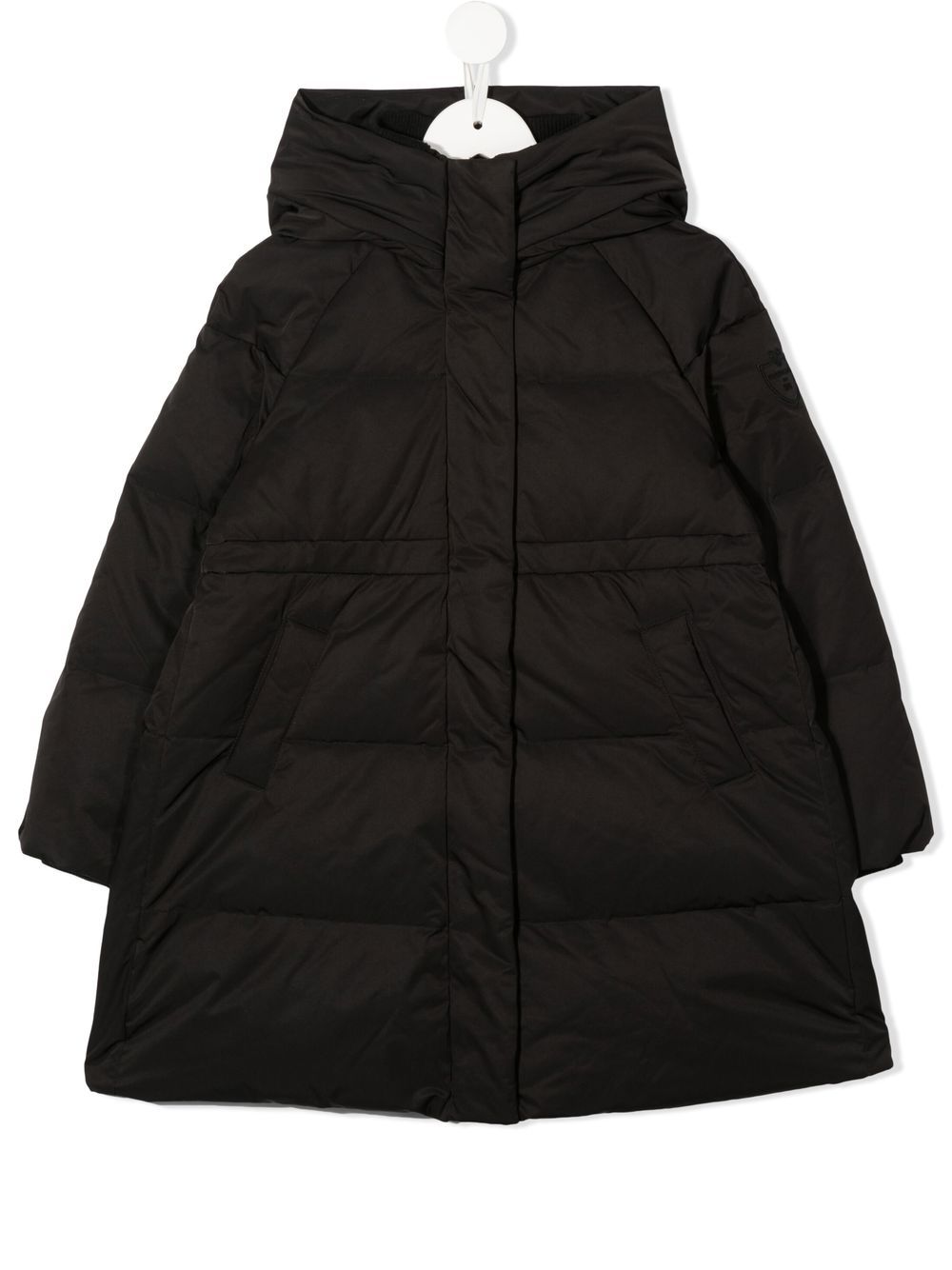 Monnalisa quilted-finish down coat - Black von Monnalisa