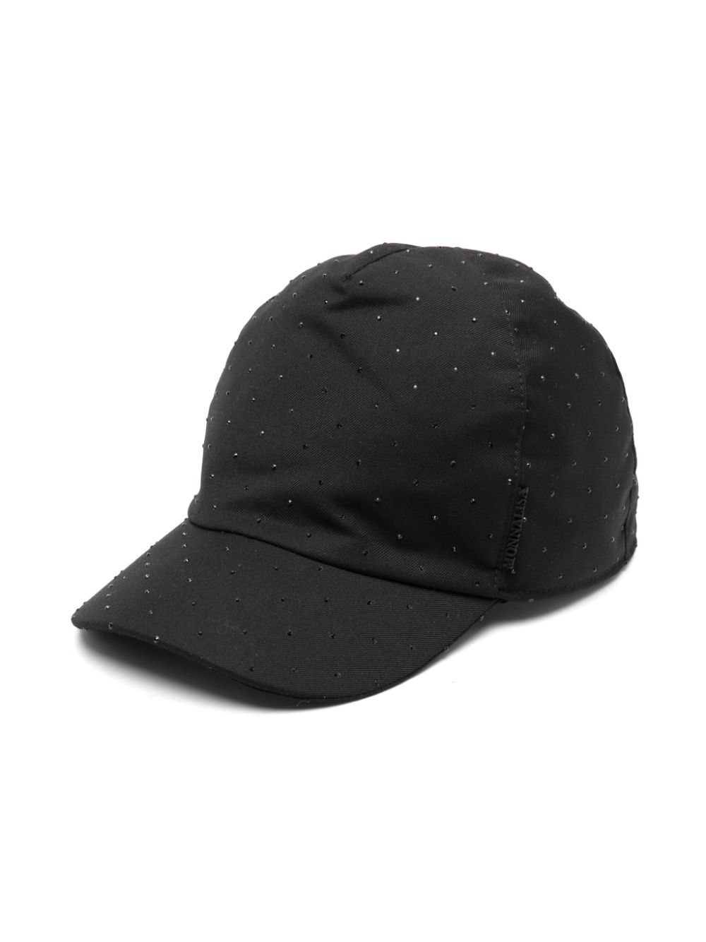 Monnalisa rhinestoned baseball cap - Black von Monnalisa