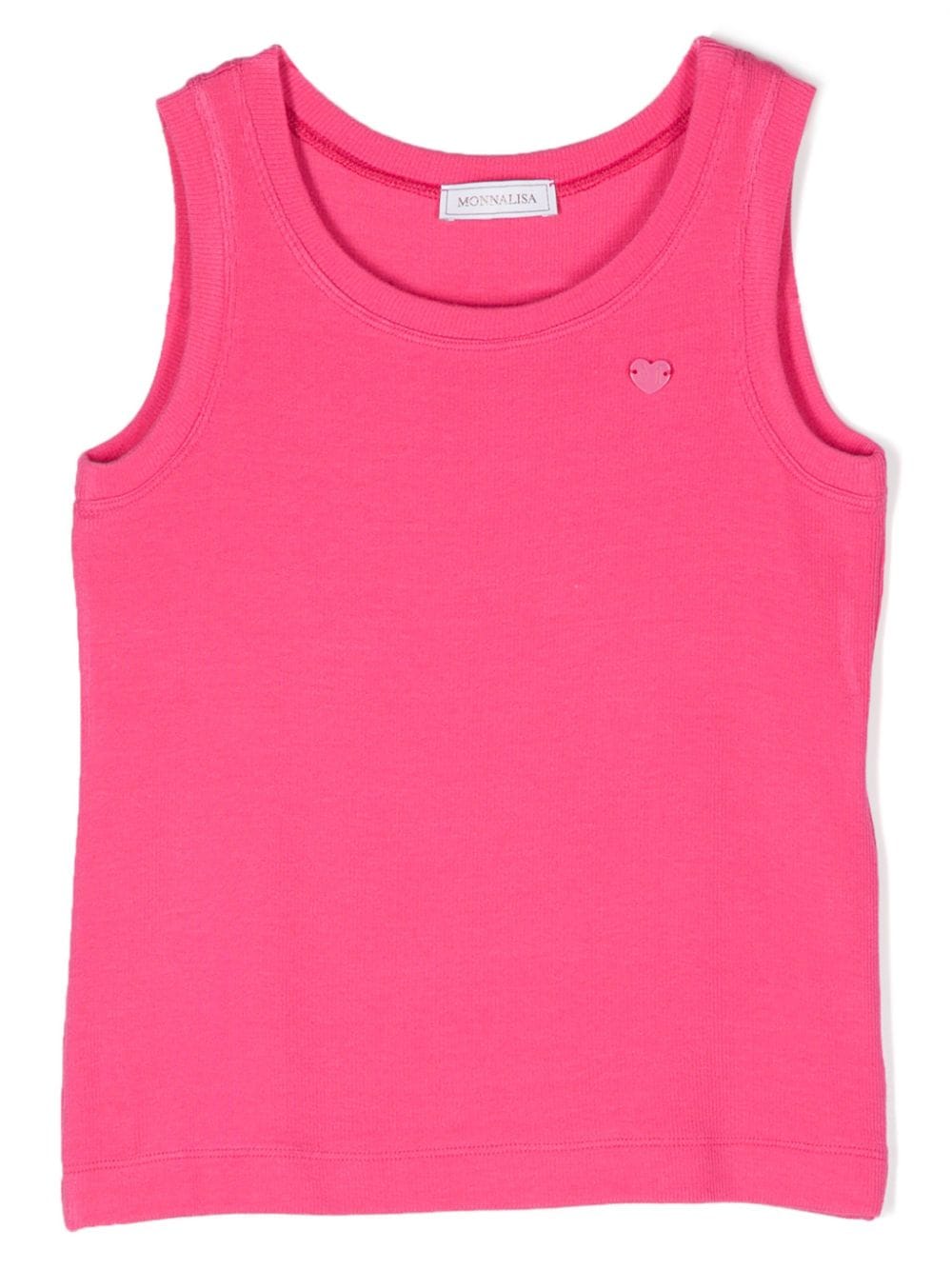 Monnalisa ribbed tank top - Pink von Monnalisa