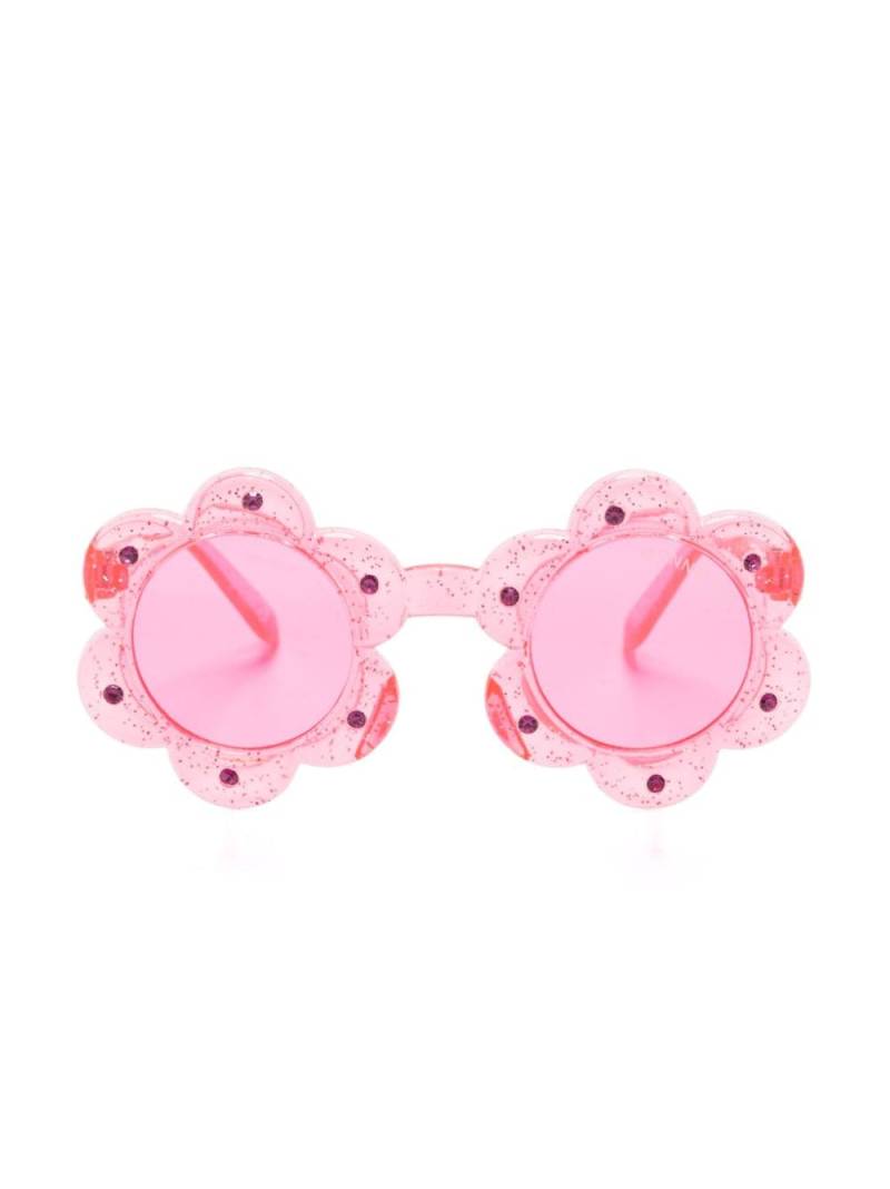 Monnalisa round-frame sunglasses - Pink von Monnalisa