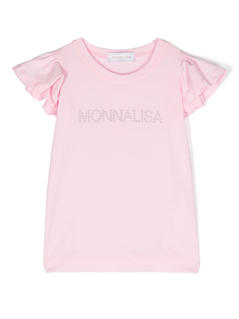 Monnalisa ruffled-sleeve T-shirt - Pink von Monnalisa