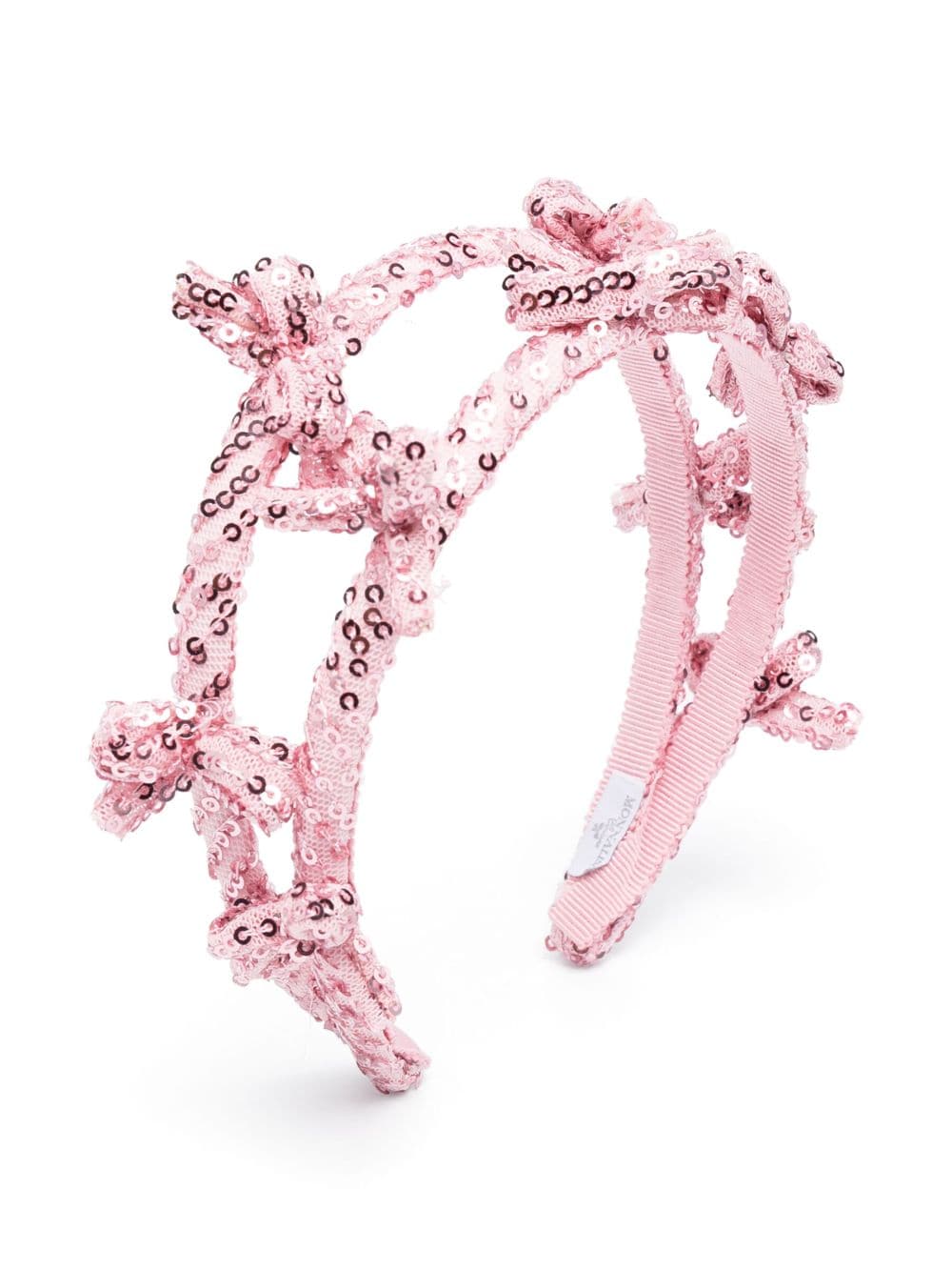 Monnalisa sequin-embellished hair band - Pink von Monnalisa