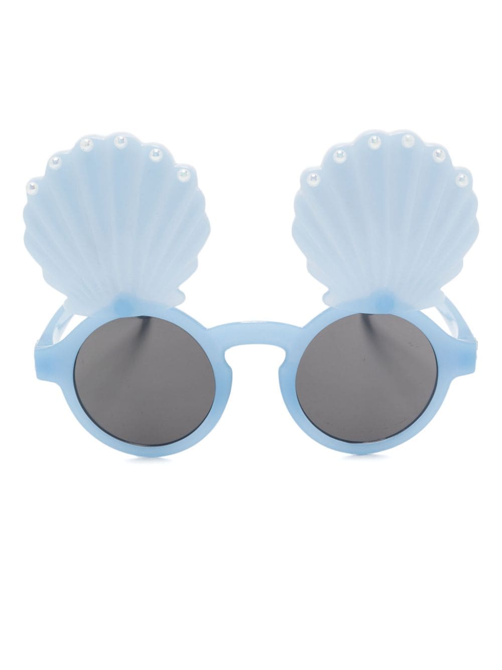 Monnalisa shell-shape sunglasses - Blue von Monnalisa