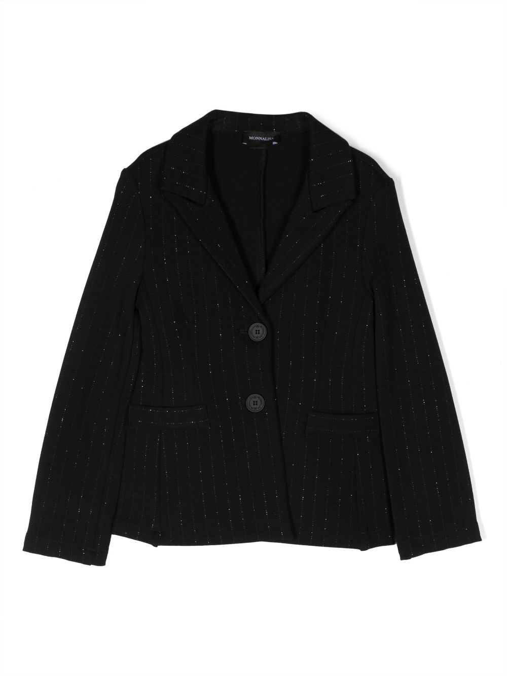 Monnalisa single-breasted blazer - Black von Monnalisa