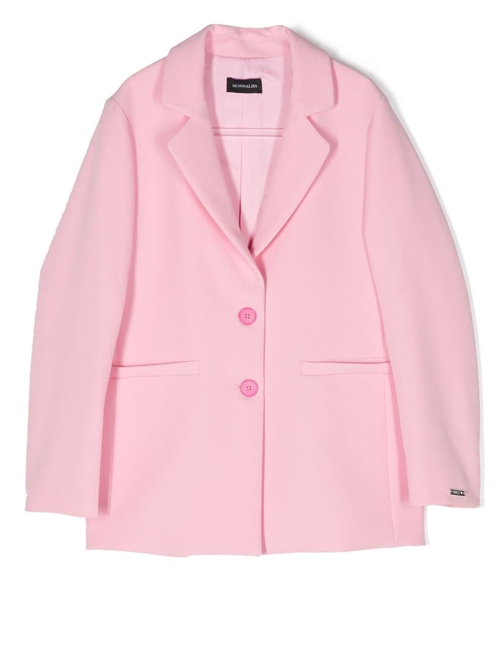 Monnalisa single-breasted tailored jacket - Pink von Monnalisa