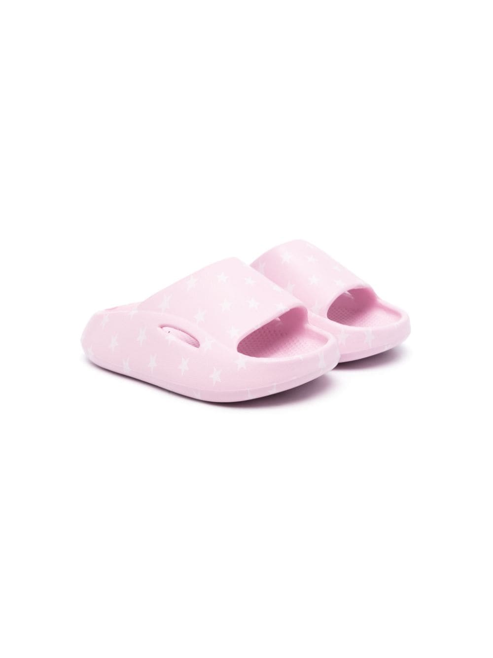 Monnalisa star-print open-toe slides - Pink von Monnalisa