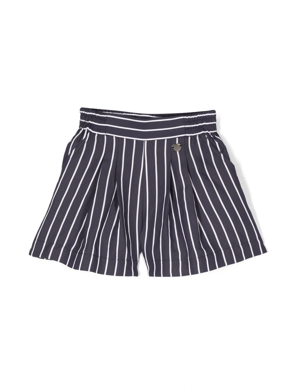 Monnalisa vertical-stripe shorts - Blue von Monnalisa