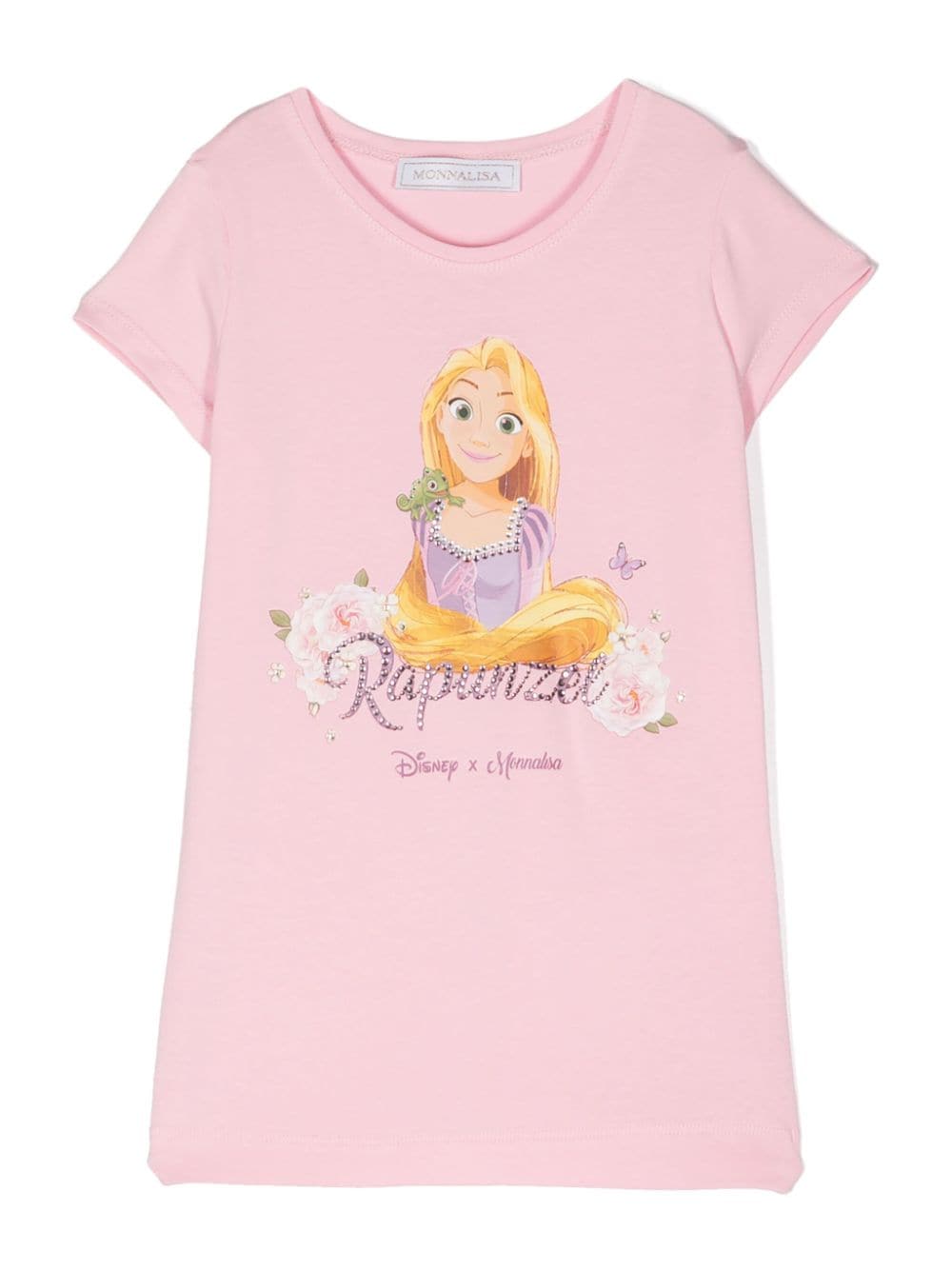 Monnalisa x Disney graphic-print T-shirt - Pink von Monnalisa