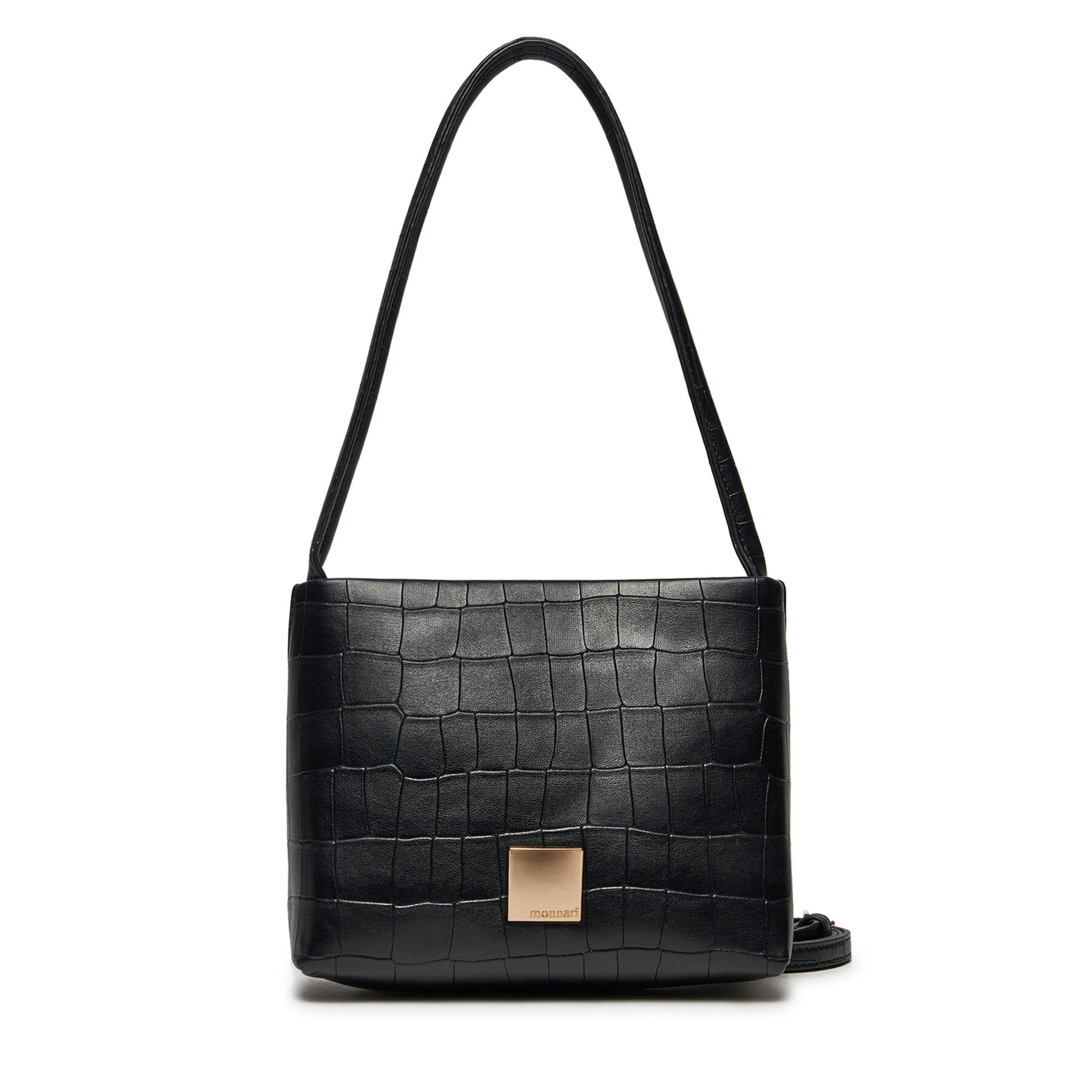 Handtasche Monnari BAG0370-M20 Czarne Croco von Monnari