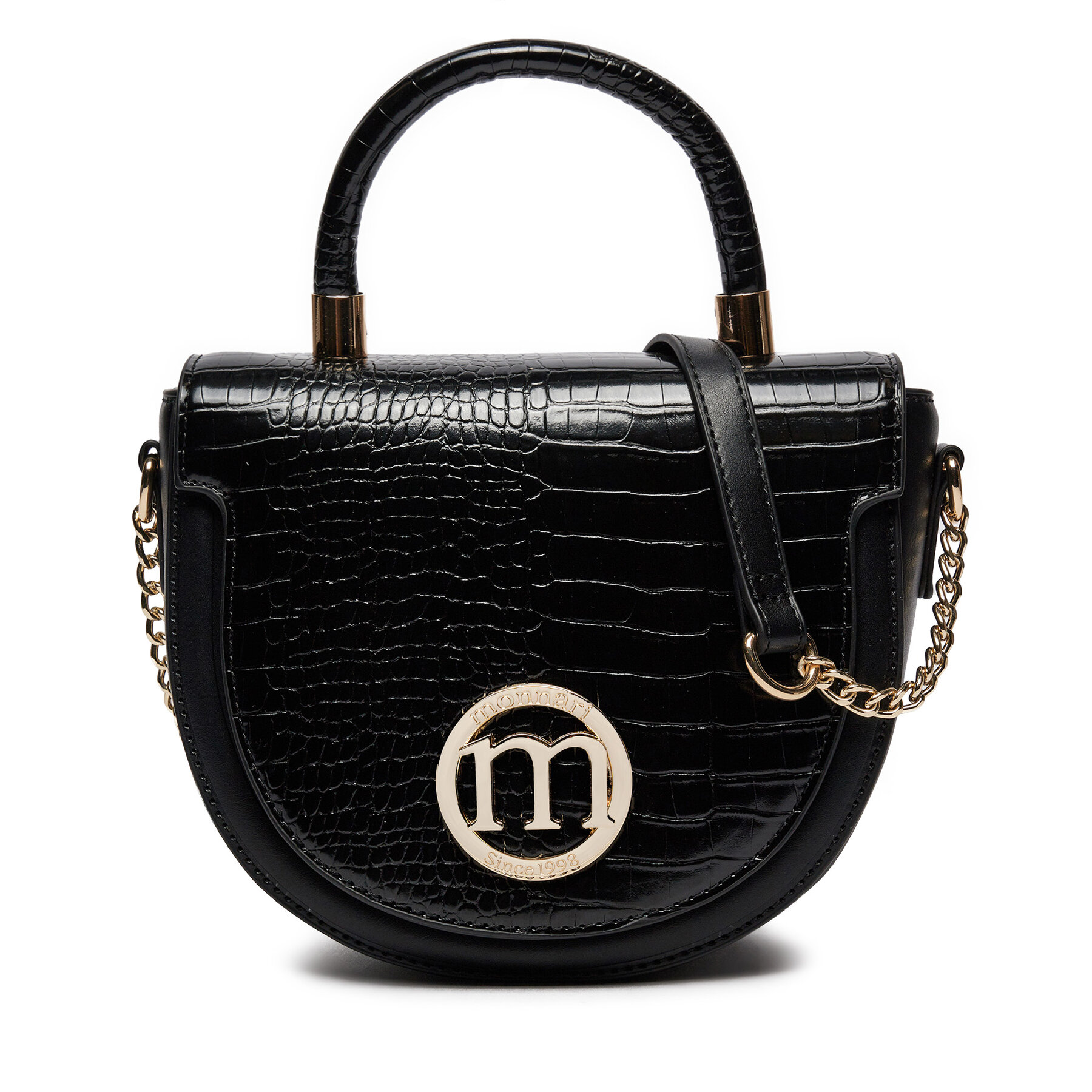 Handtasche Monnari BAG2350-020 Czarne Croco von Monnari