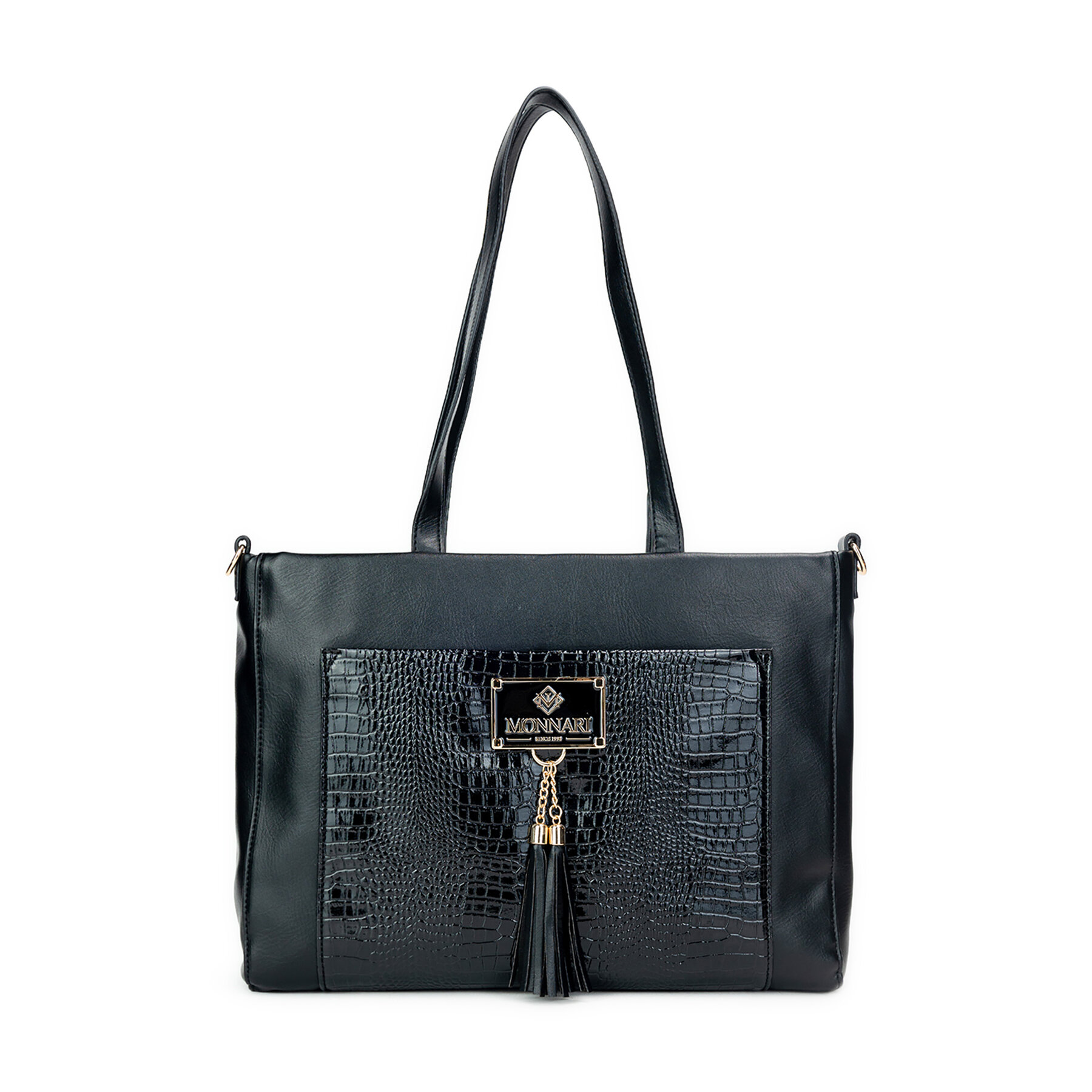 Handtasche Monnari BAG4120-020 Schwarz Handtasche Monnari BAG4120-020 Schwarz von Monnari