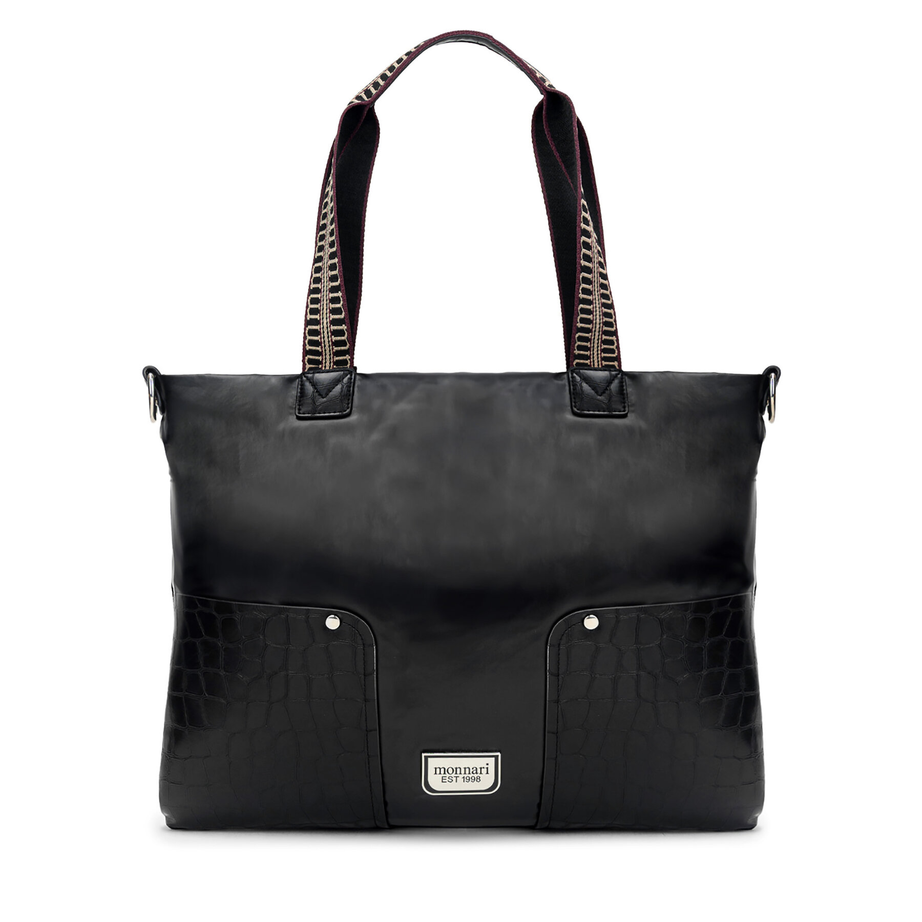 Handtasche Monnari BAGIMP0-24Z-BAG6210-KM20D000-R00 Schwarz Handtasche Monnari BAGIMP0-24Z-BAG6210-KM20D000-R00 Schwarz von Monnari