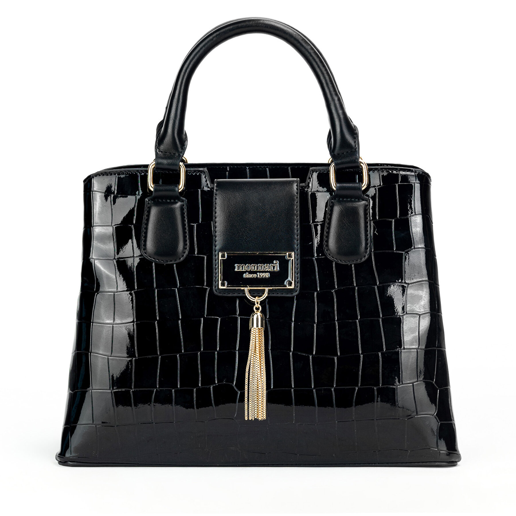 Handtasche Monnari BAGIMP0-24Z-BAG6240-KM20D000-R00 Schwarz Handtasche Monnari BAGIMP0-24Z-BAG6240-KM20D000-R00 Schwarz von Monnari