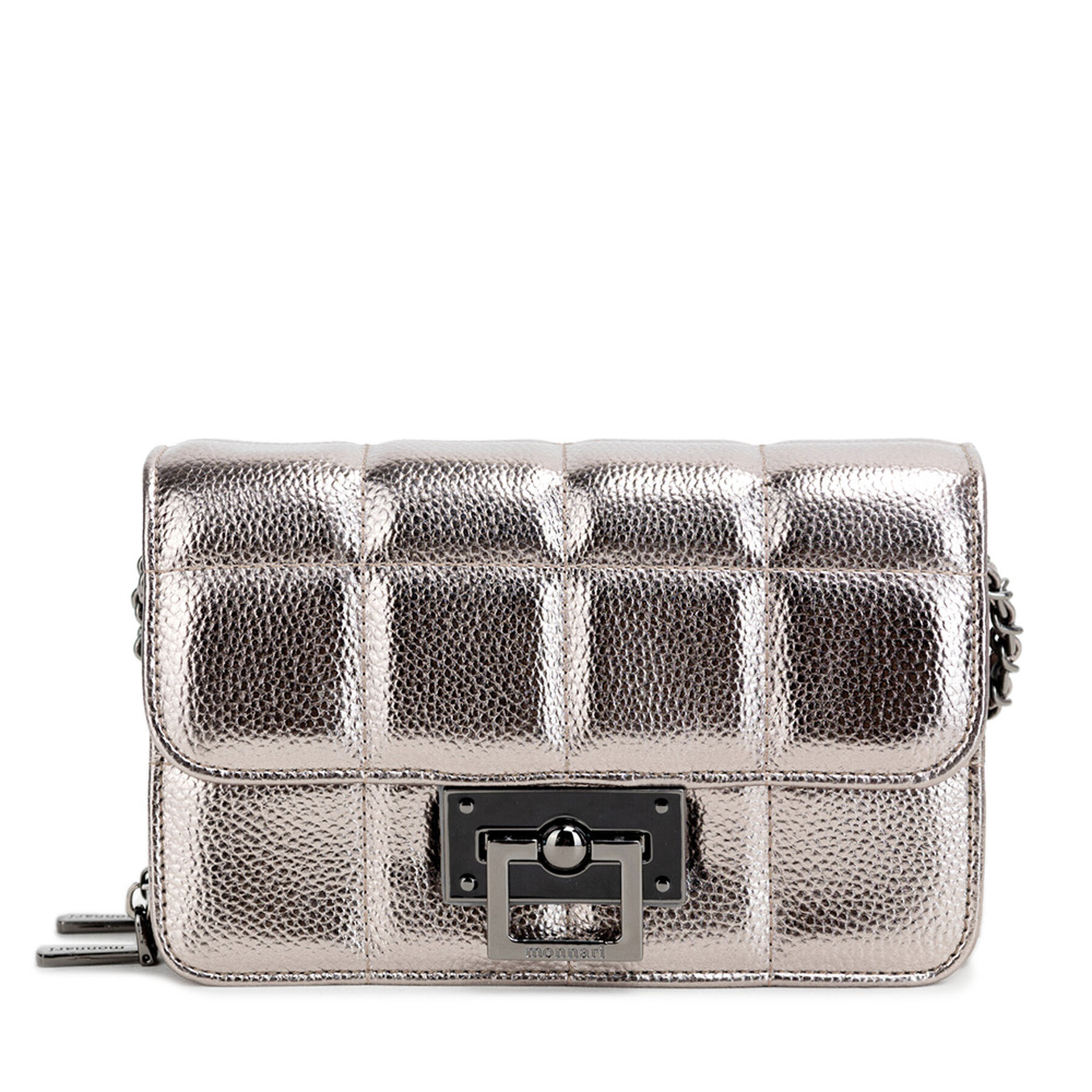Handtasche Monnari TORIMP0-24Z-PHO0080-KM22D000 Silberfarben Handtasche Monnari TORIMP0-24Z-PHO0080-KM22D000 Silberfarben von Monnari