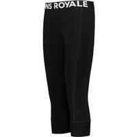 MONS ROYALE Damen 3/4 Legging Cascade Merino Flex 200 schwarz | L von Mons Royale