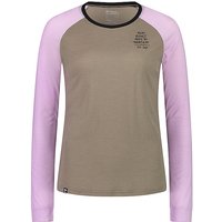 MONS ROYALE Damen Funktionsshirt Icon Raglan olive | L von Mons Royale