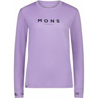 MONS ROYALE Damen Funktionsshirt Yotei Classics lila | XL von Mons Royale